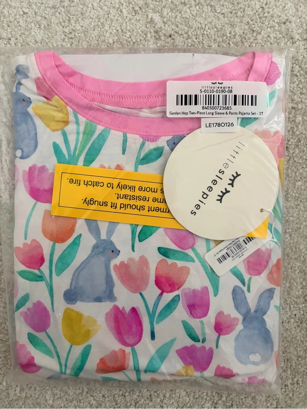 Little Sleepies Garden Hop Two-Piece Pajama Set - NWT